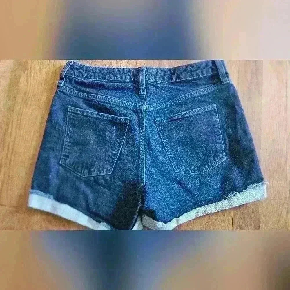 Universal Thread Dark Denim Cuffed Shorts - Picture 3 of 4
